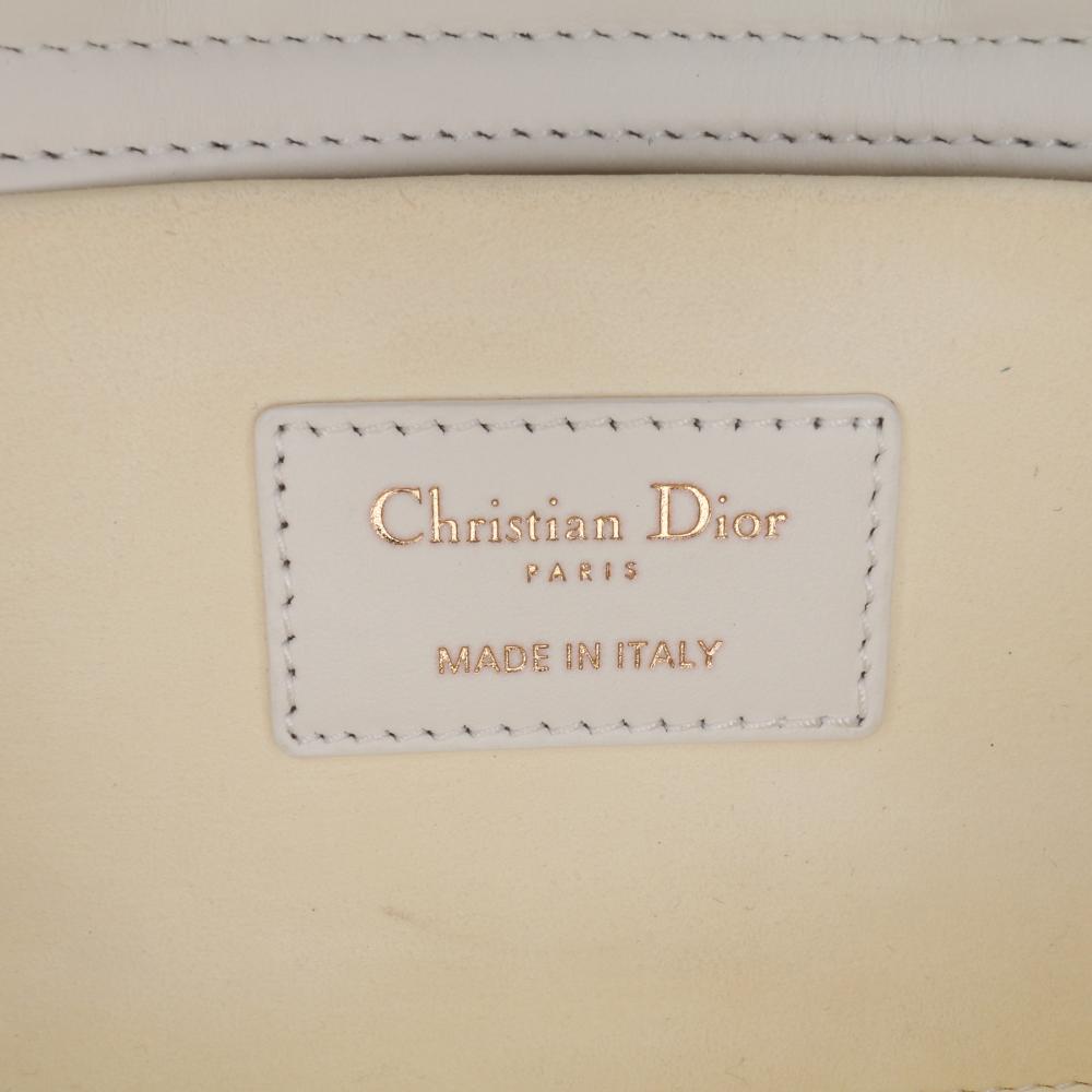 White Fabric Dior Lady Dior