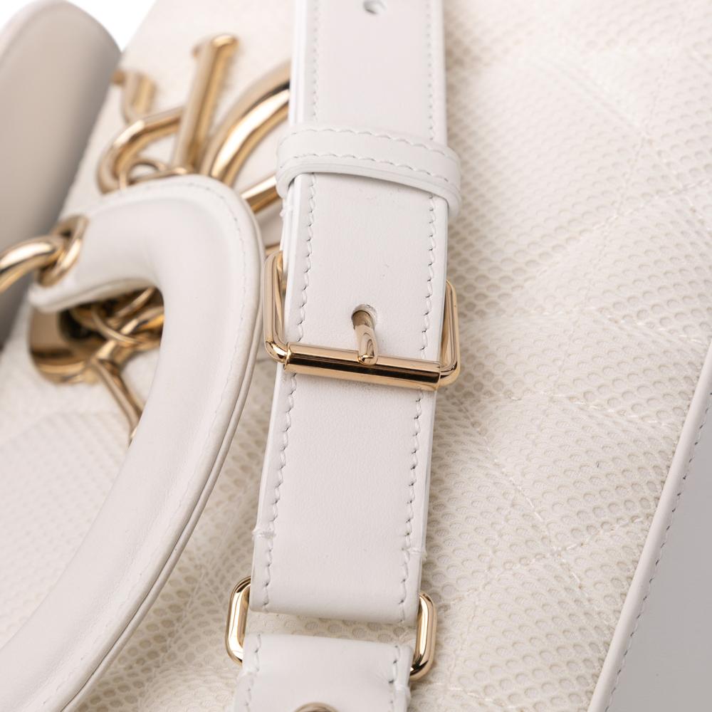 White Fabric Dior Lady Dior