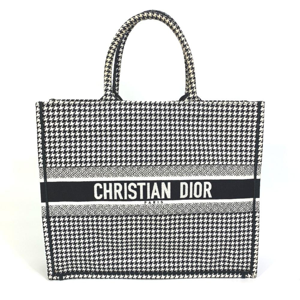 White Fabric Dior Travel Bag