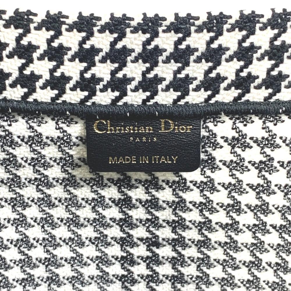 White Fabric Dior Travel Bag