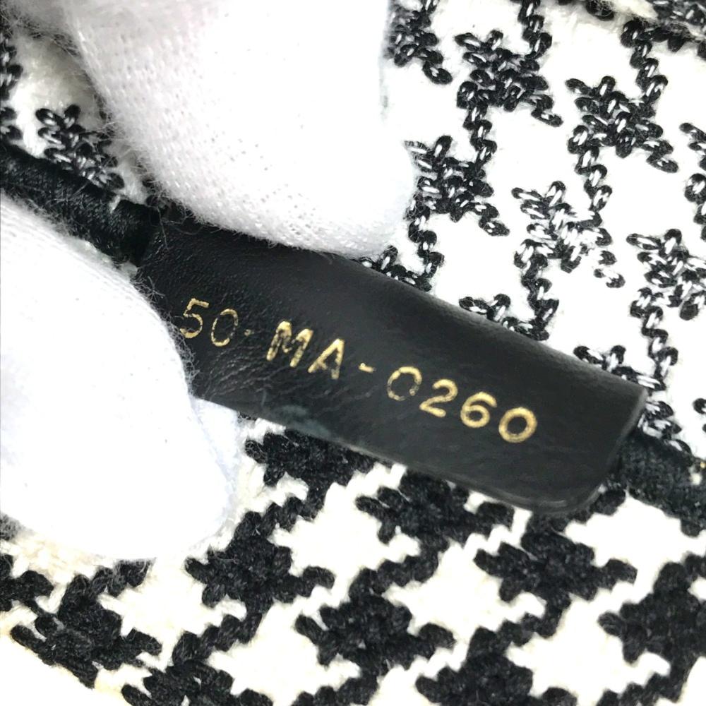 White Fabric Dior Travel Bag