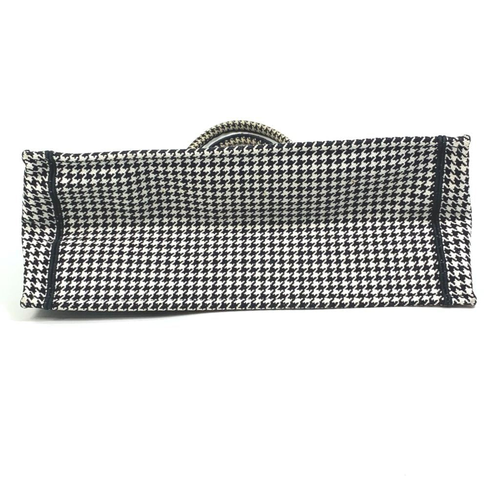 White Fabric Dior Travel Bag