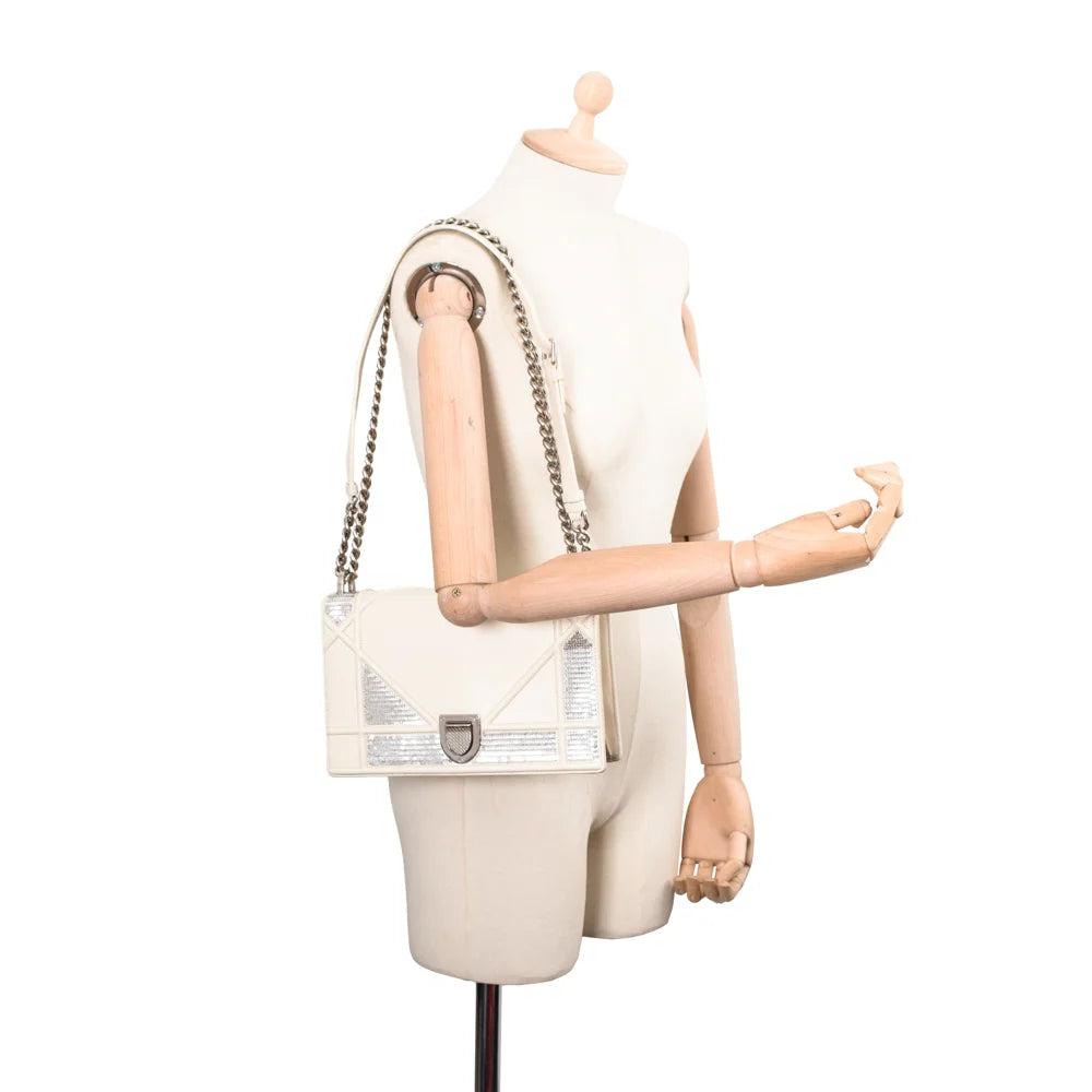 White Leather Dior Diorama