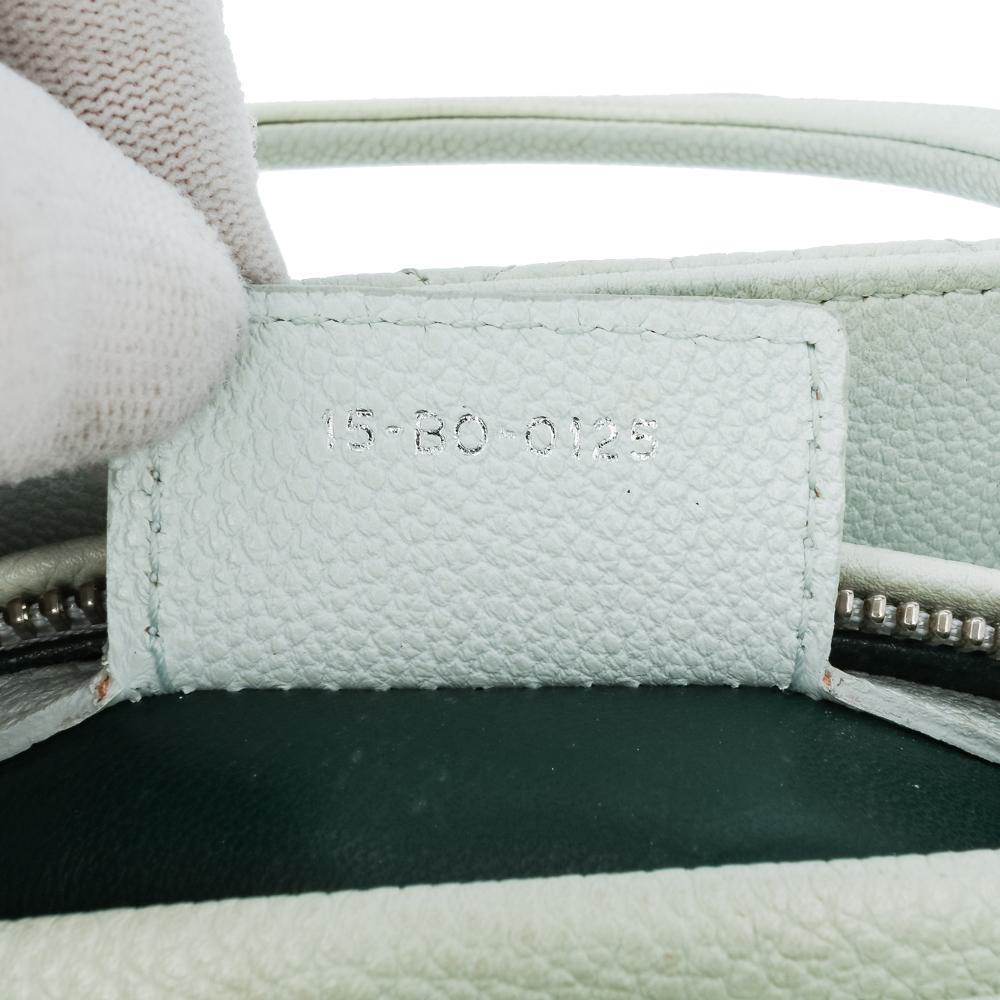 White Leather Dior Lady Dior