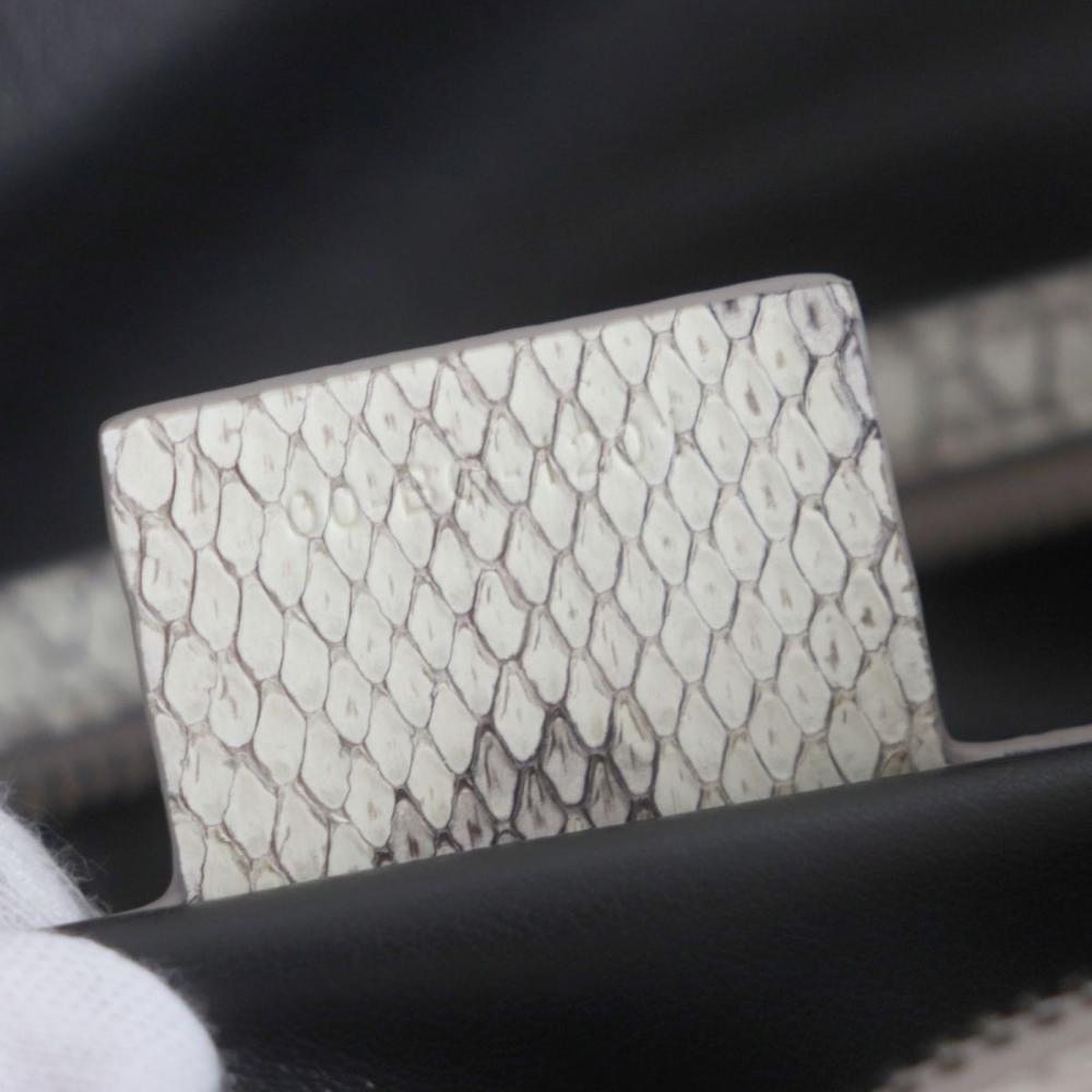 White Leather Dior Saddle Bag