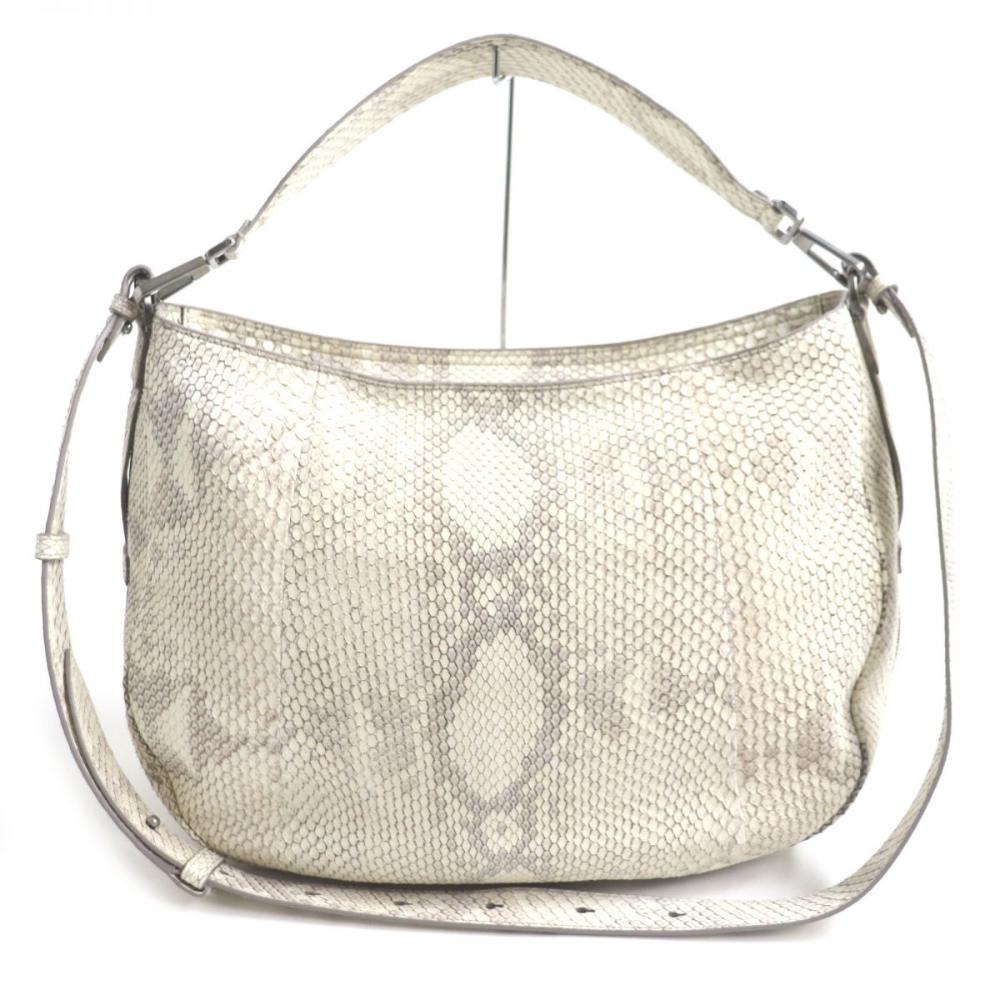 White Leather Dior Saddle Bag