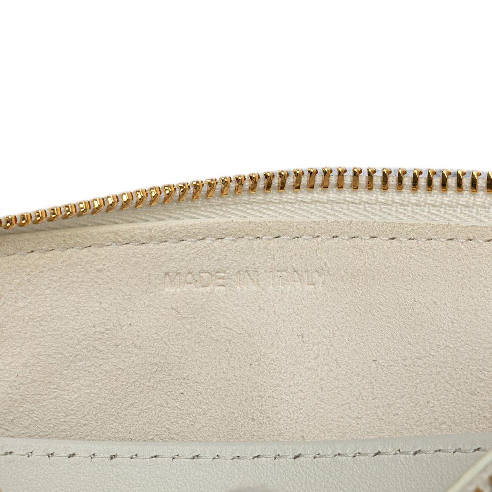 White Leather Dior Shoulder Bag