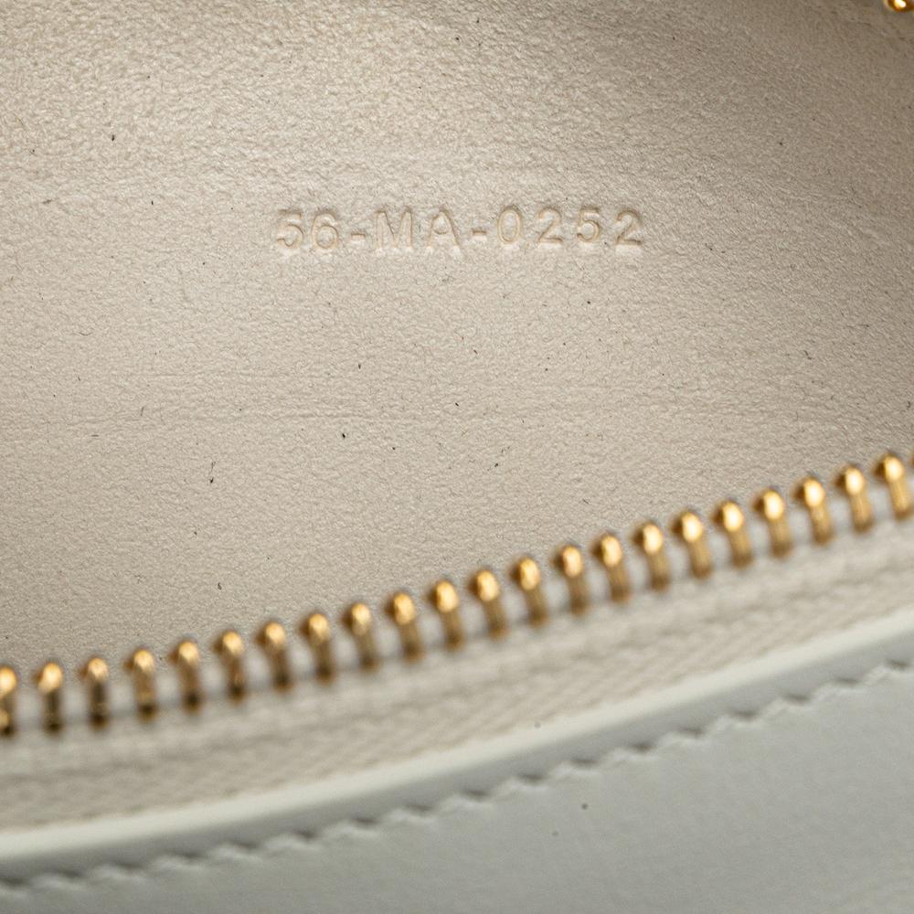 White Leather Dior Shoulder Bag