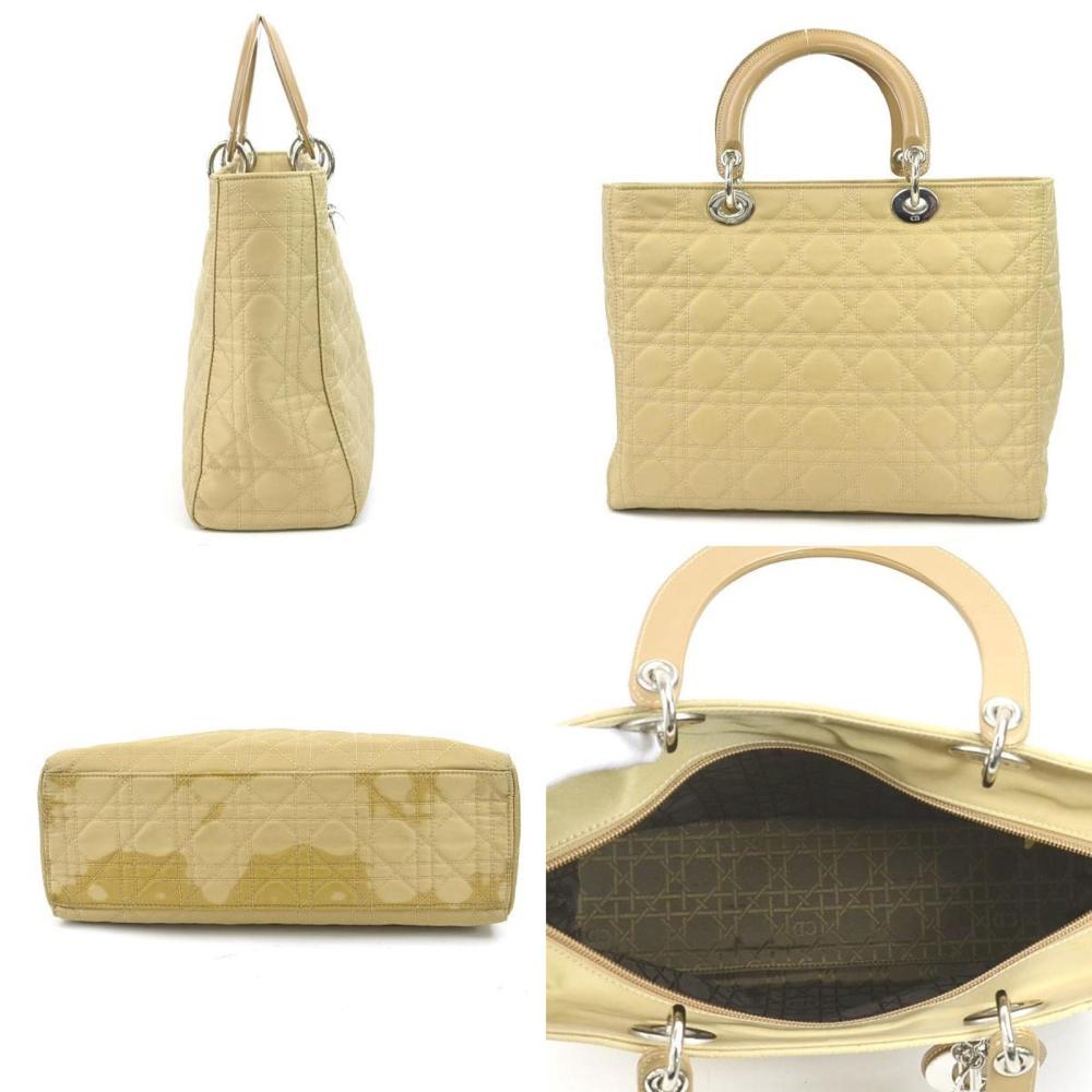 Yellow Fabric Dior Lady Dior