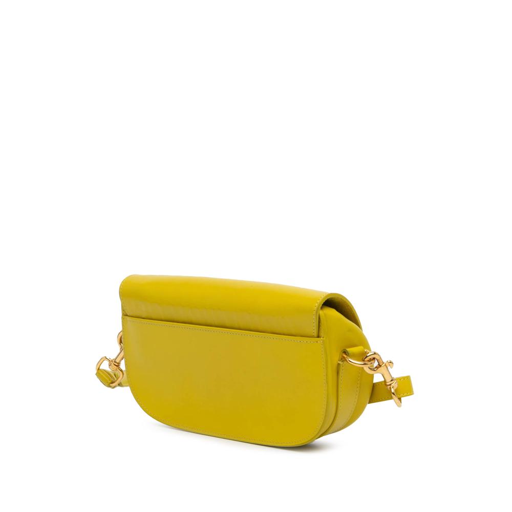 Yellow Leather Dior Crossbody Bag