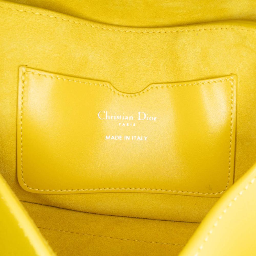Yellow Leather Dior Crossbody Bag