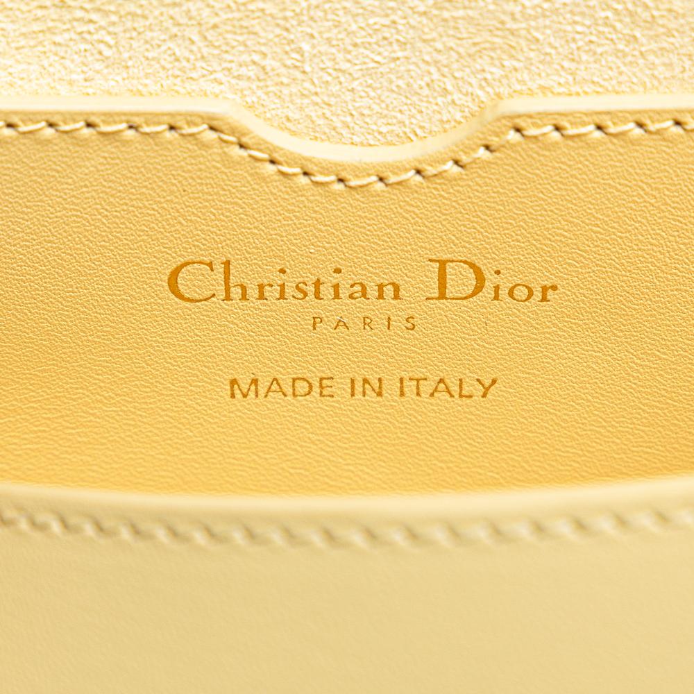 Yellow Leather Dior Crossbody Bag