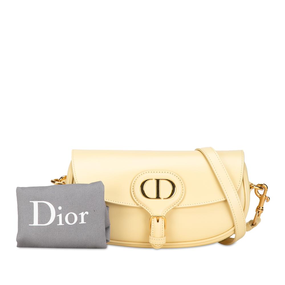 Yellow Leather Dior Crossbody Bag