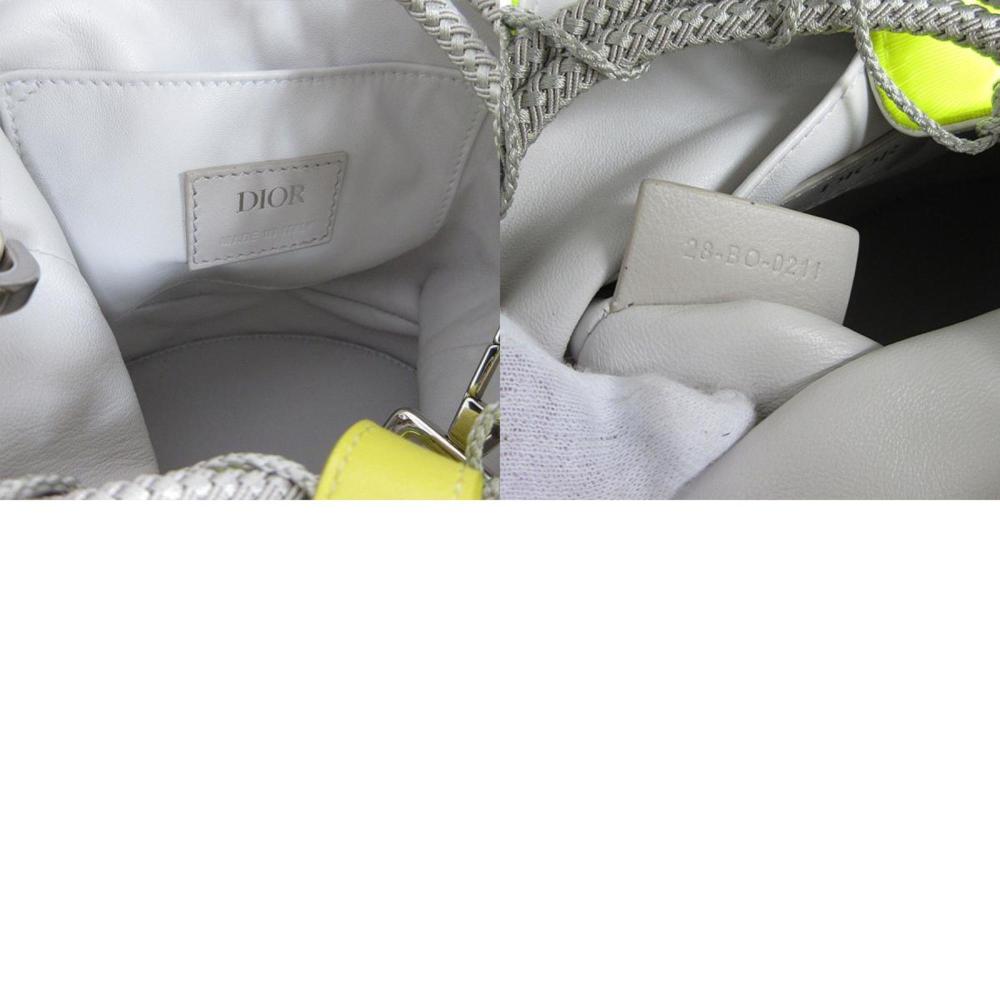 Yellow Nylon Dior Shoulder Bag