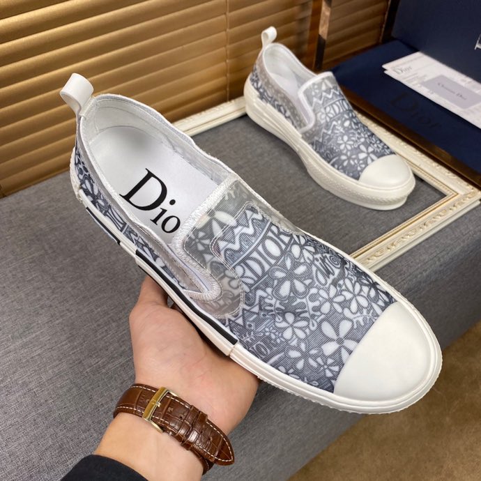 Christian Dior B23 Slip Blue And White LOW-TOP SNEAKER