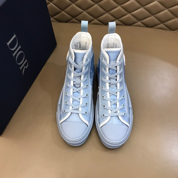 Christian Dior B23 BLUE HIGH-TOP SNEAKER