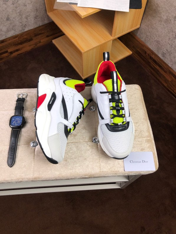 Christian Dior B22 White And Yellow Sneaker