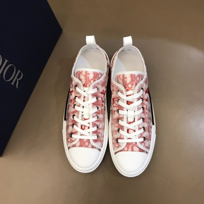Christian Dior B23 Red Oblique LOW-TOP SNEAKER