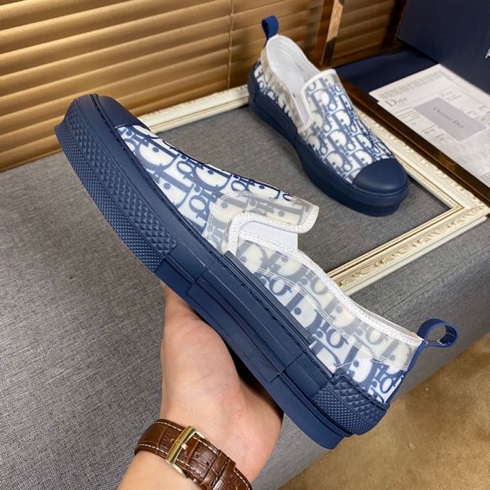 Christian Dior B23 Slip Blue LOW-TOP SNEAKER