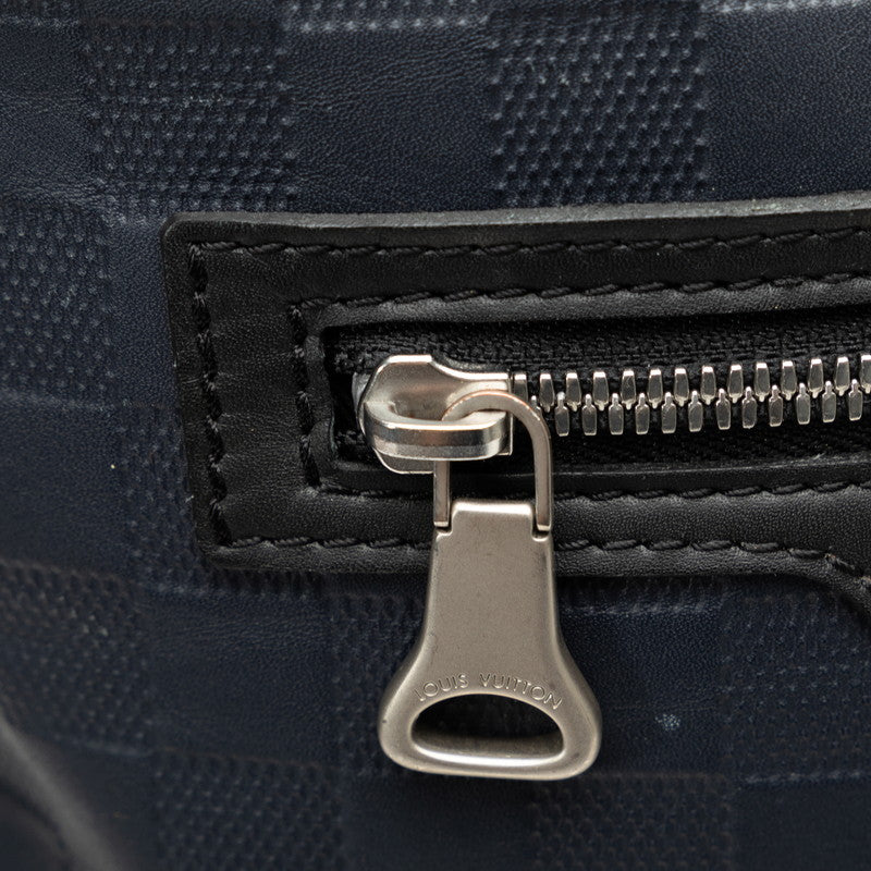 Louis Vuitton Louis Vuitton Avenue Lounge Backpack N41043 Onyx Navy PVC Leather Men LOUIS VUITTON