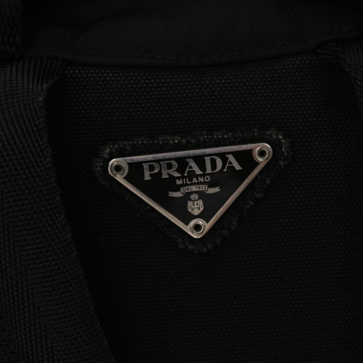 PRADA Backpack Nylon Black fm2530