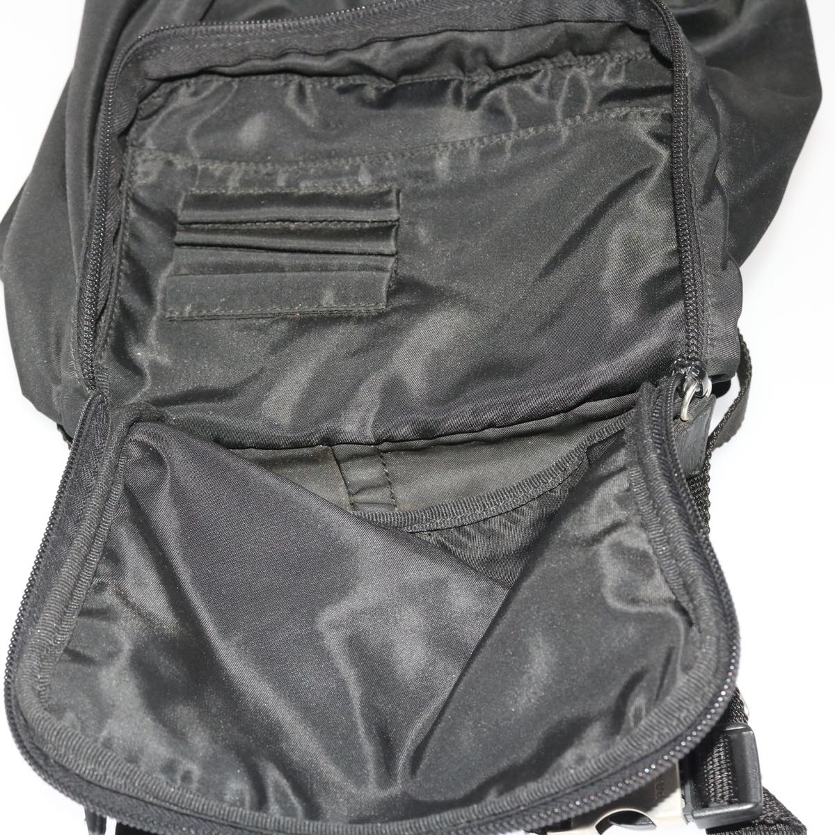 PRADA Backpack Nylon Black fm2530