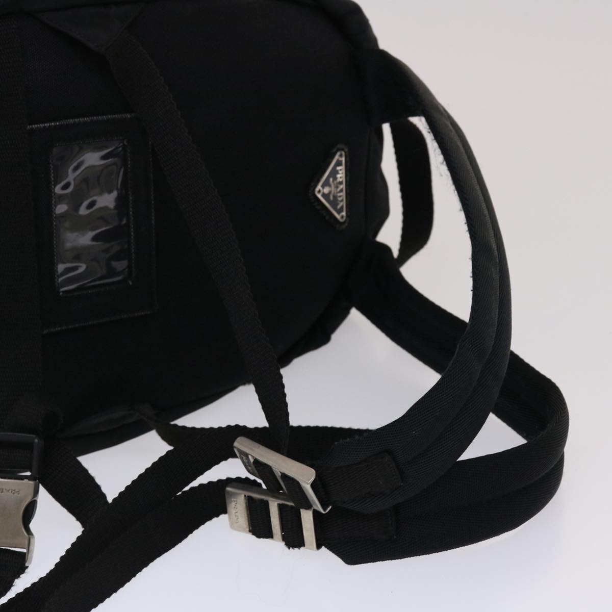 PRADA Backpack Nylon Black fm2530