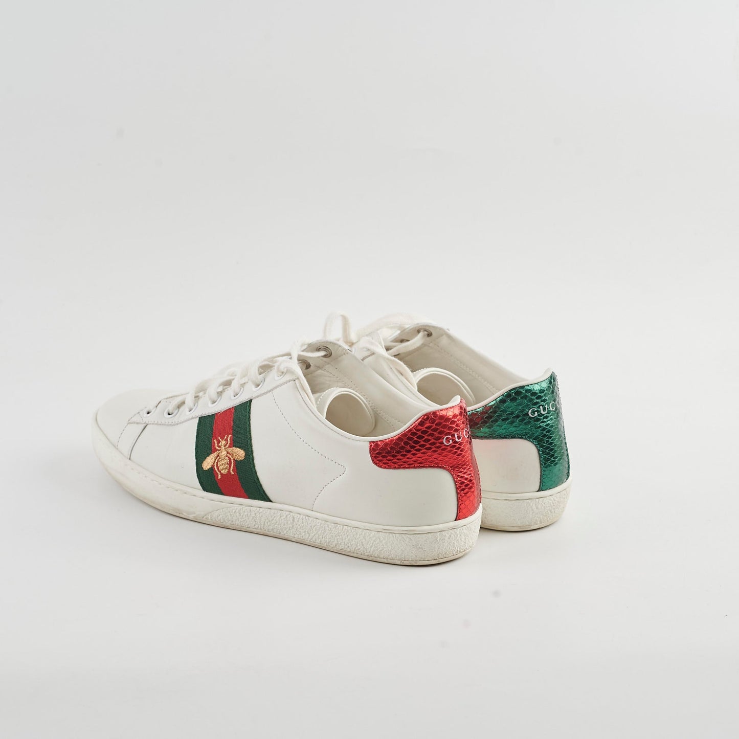 Gucci Ace Sneaker Bee Womens Size 39 Shoes