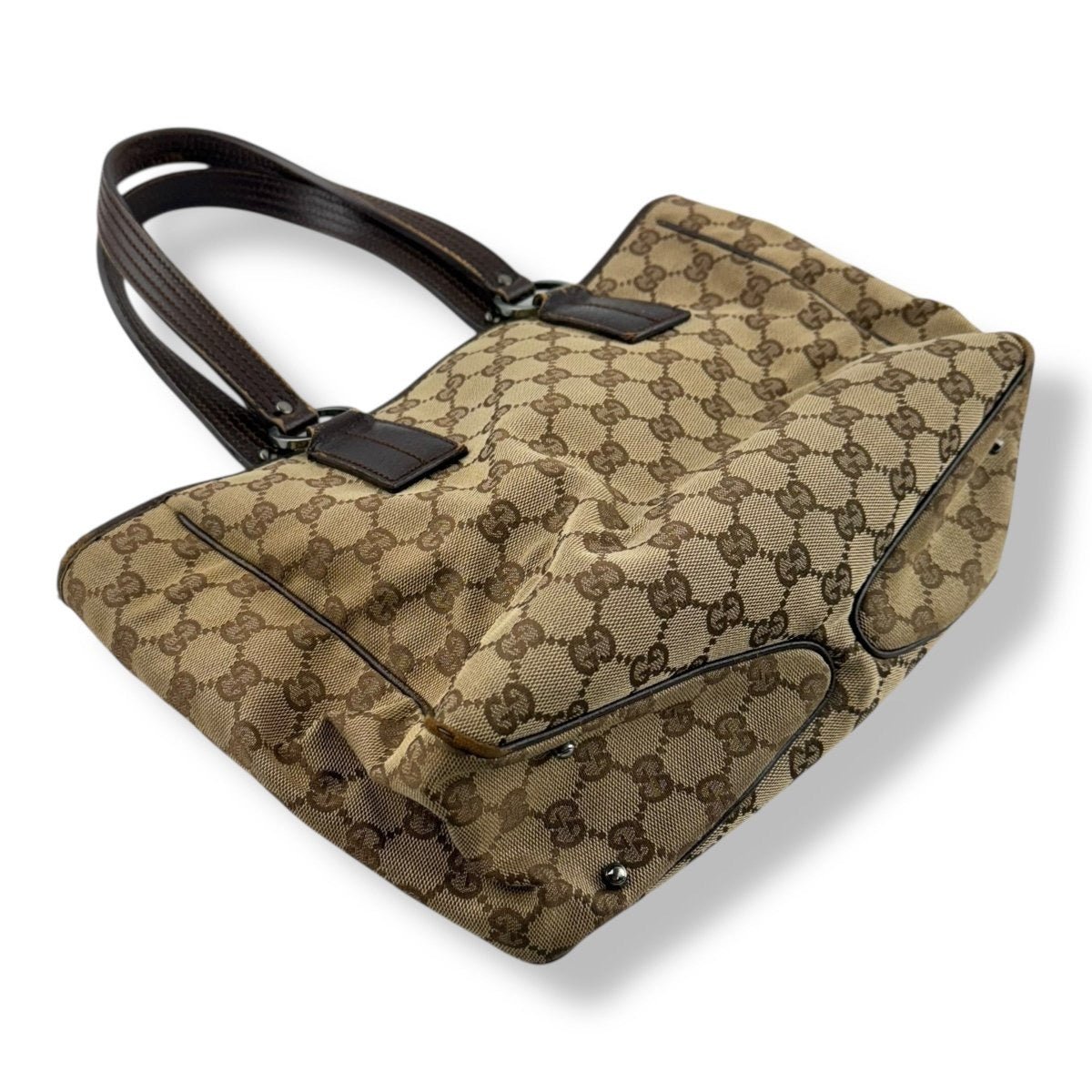 Gucci GG Beige Canvas Tote Bag