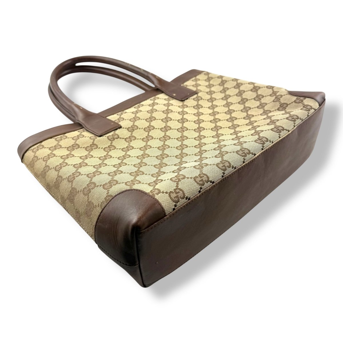 Gucci GG Canvas Beige Tote Handbag