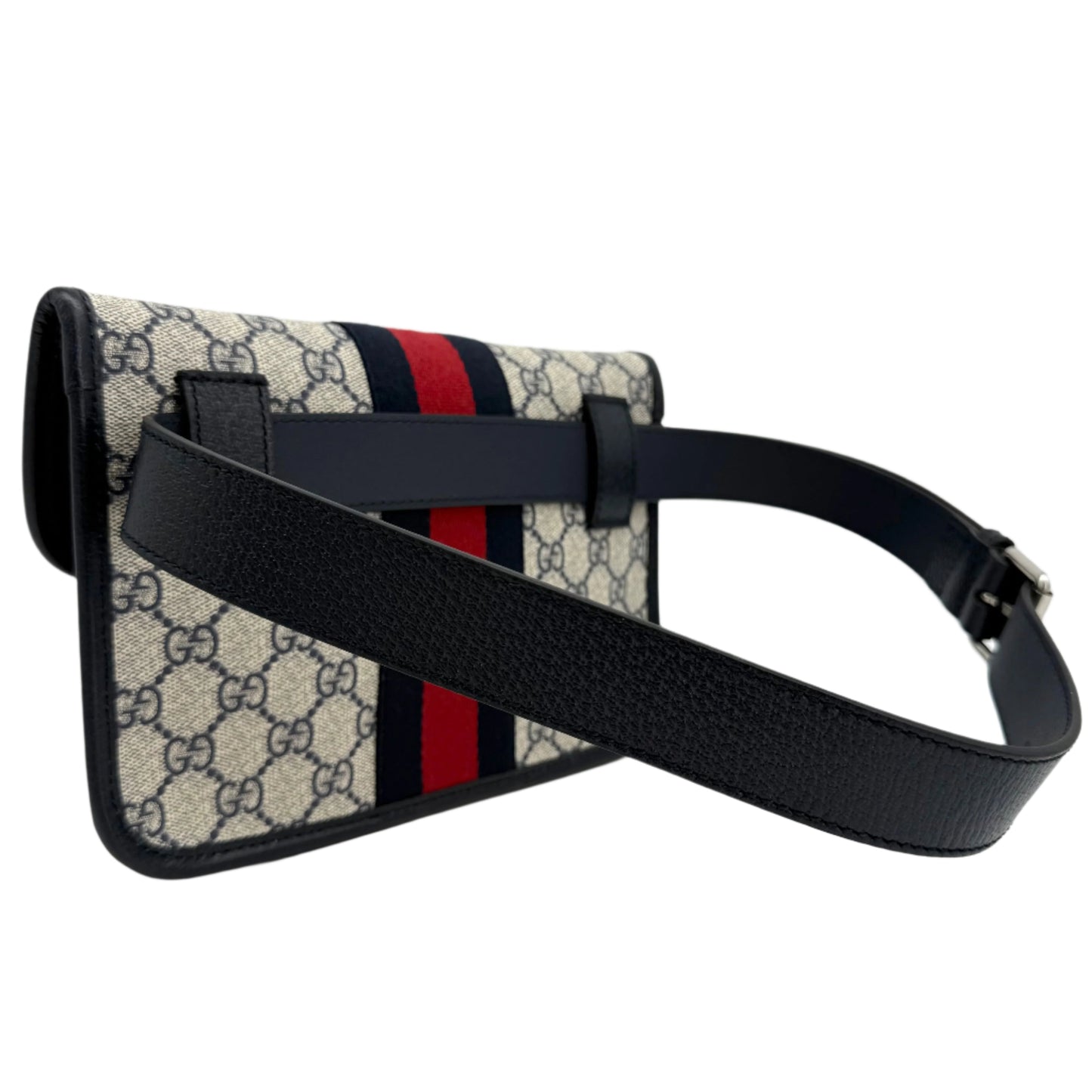Gucci GG Supreme Monogram Web Ophidia Belt Bag – Beige