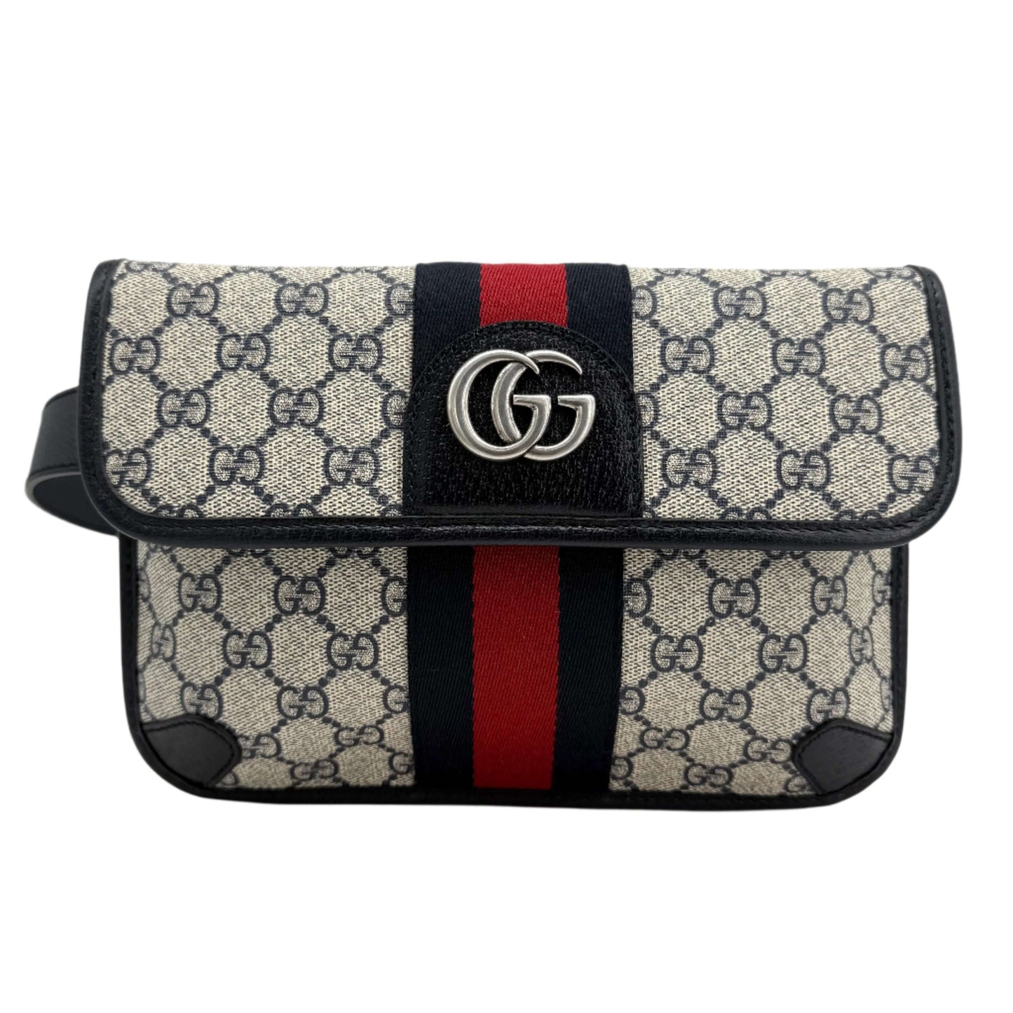 Gucci GG Supreme Monogram Web Ophidia Belt Bag – Beige