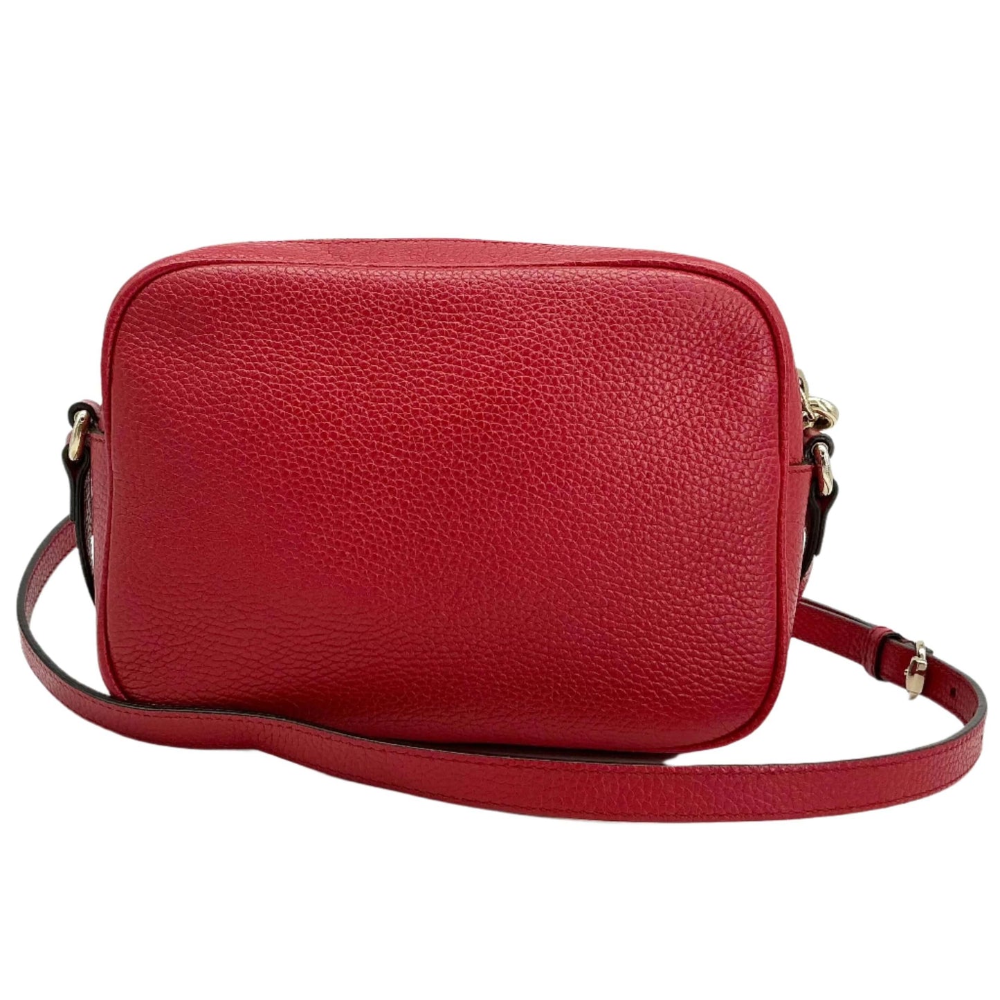 Gucci Pebbled Calfskin Small Soho Disco Bag – Vibrant Red