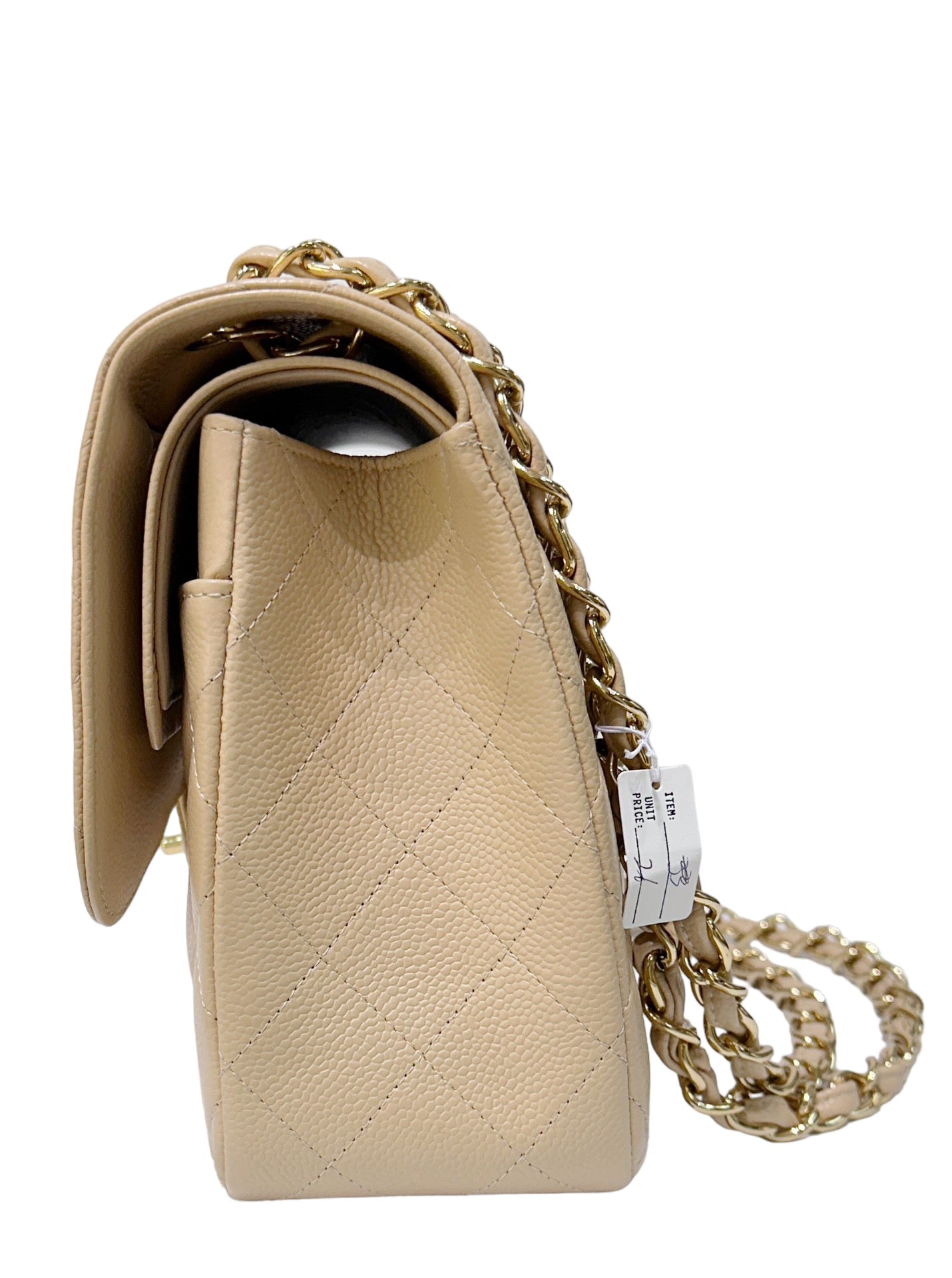 Chanel Jumbo Classic Flap Bag Beige Ghw