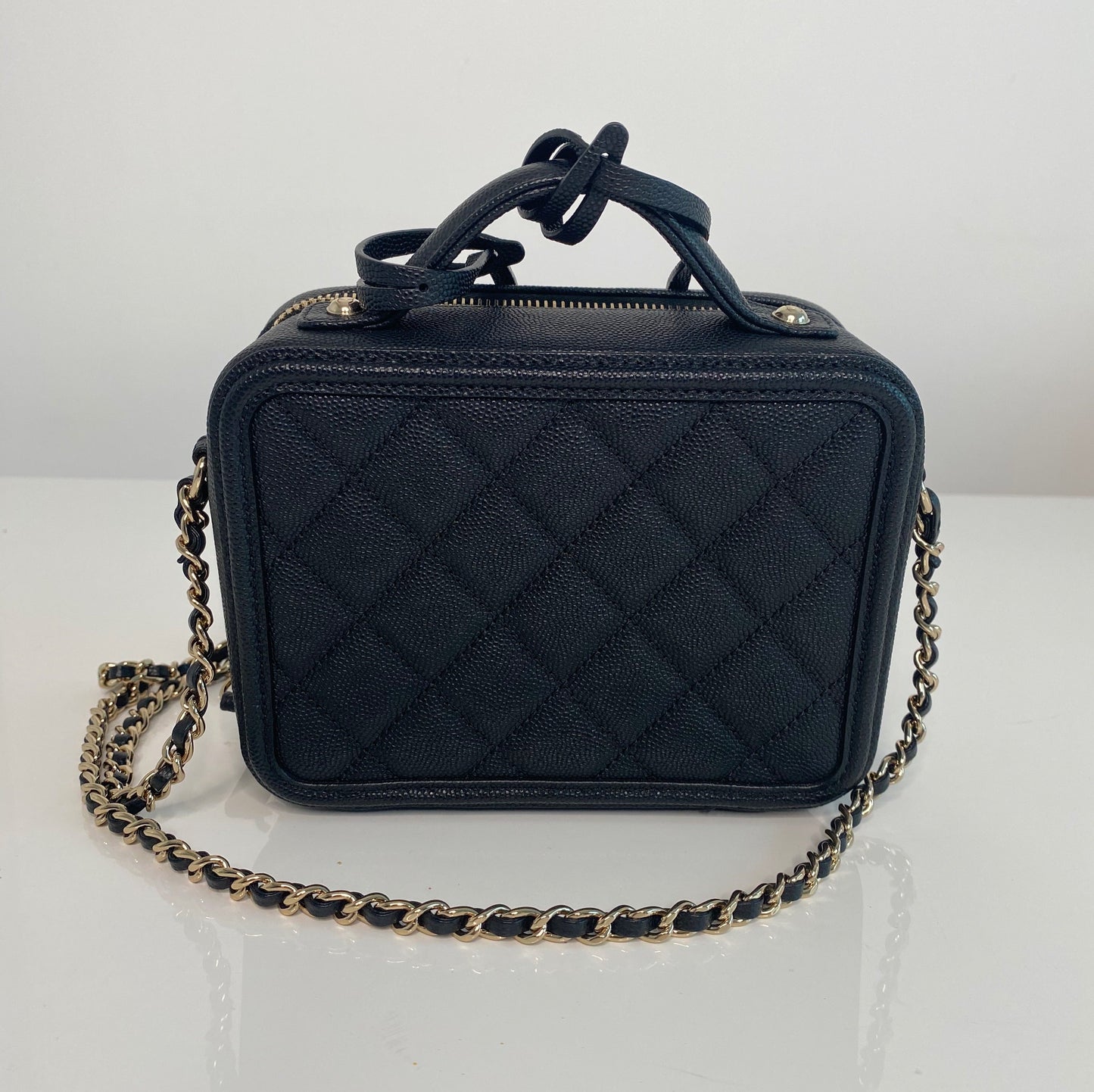 Chanel Vanity Small Black Caviar
