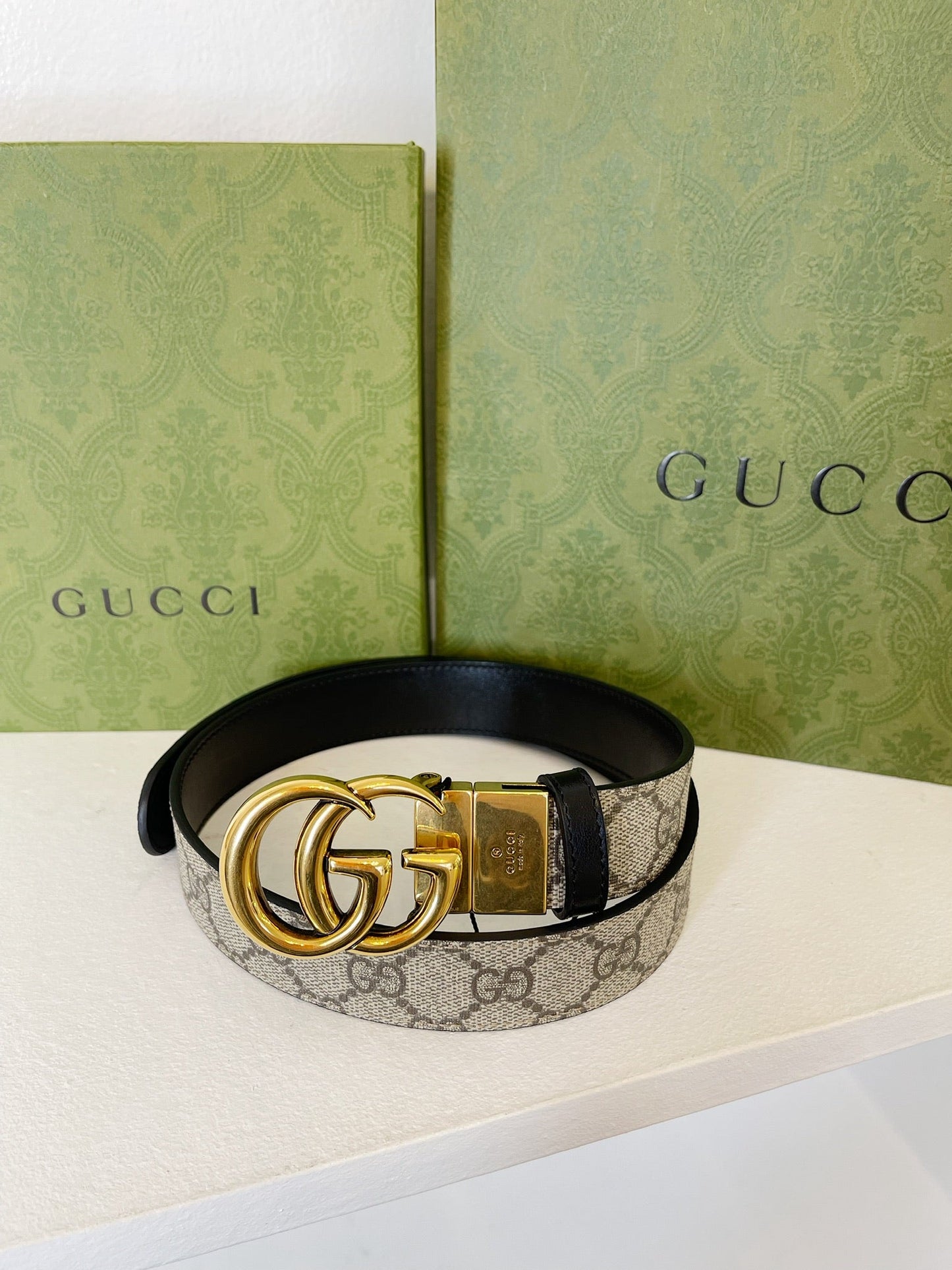 Gucci GG Marmont Reversible Belt