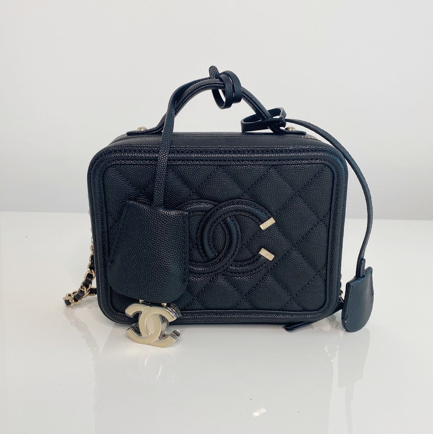 Chanel Vanity Small Black Caviar