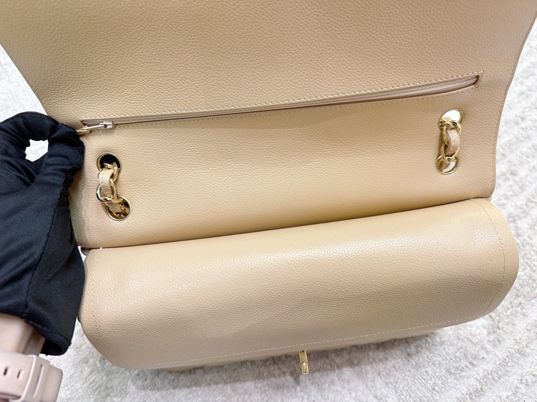 Chanel Jumbo Classic Flap Bag Beige Ghw