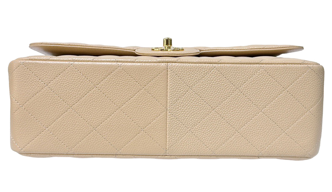 Chanel Jumbo Classic Flap Bag Beige Ghw