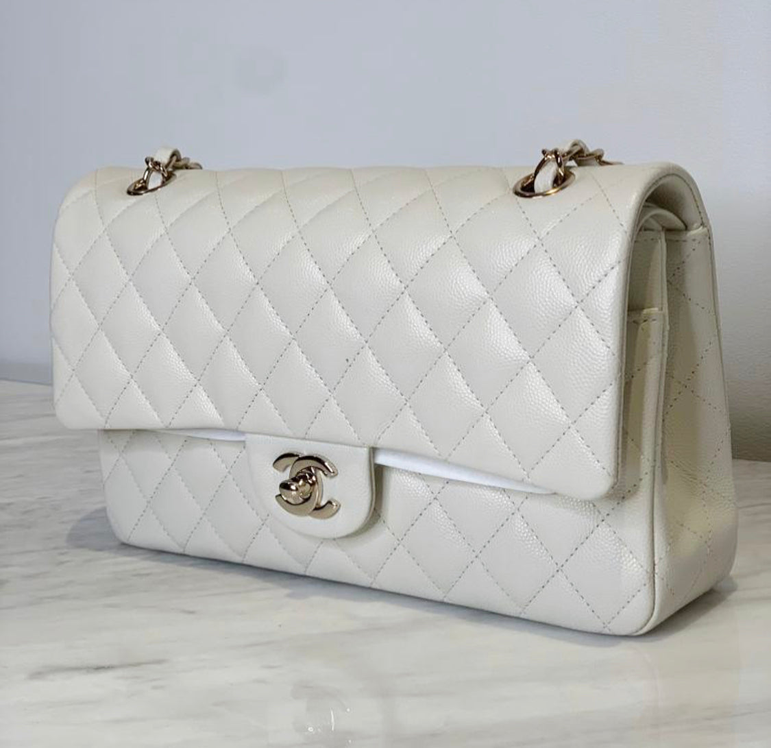 Chanel Classic Flap Medium White