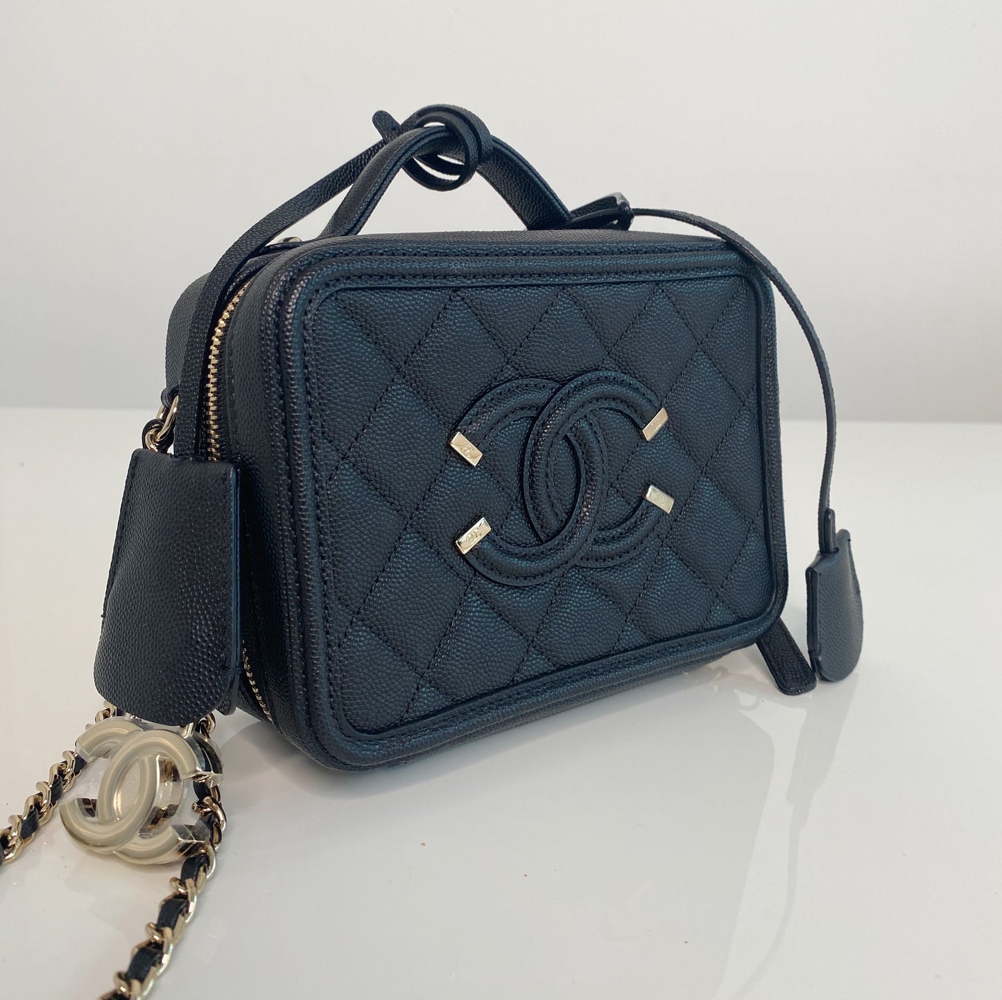 Chanel Vanity Small Black Caviar