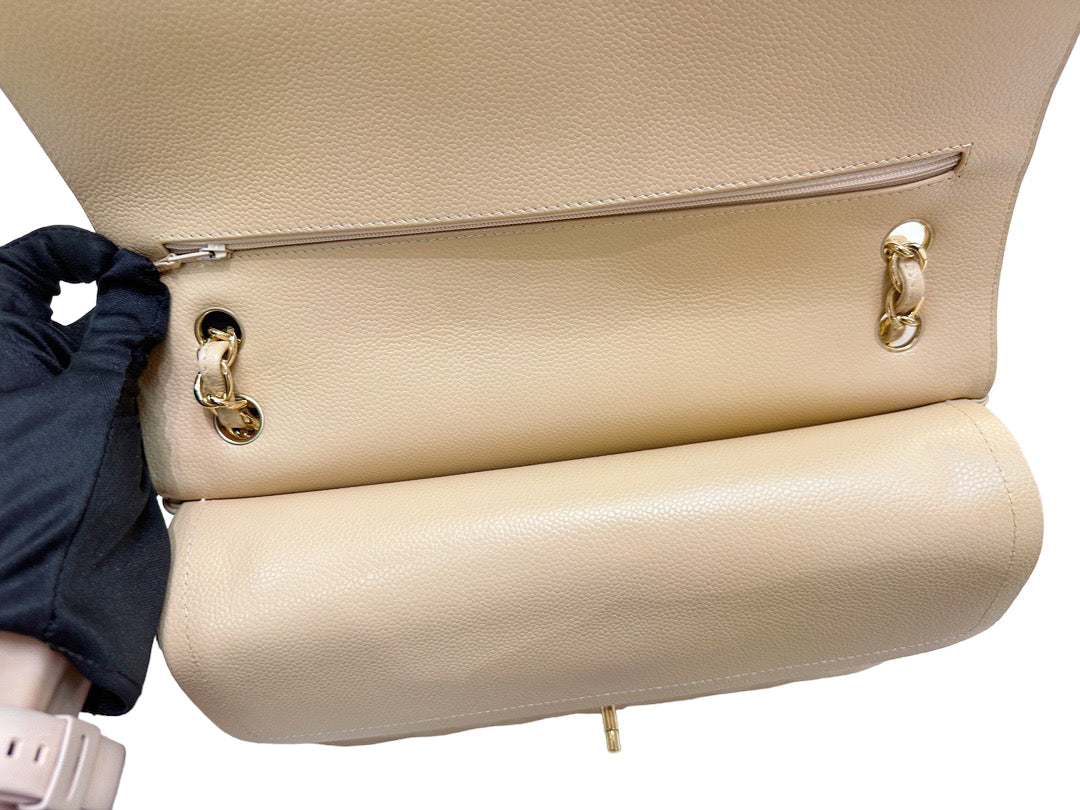 Chanel Jumbo Classic Flap Bag Beige Ghw