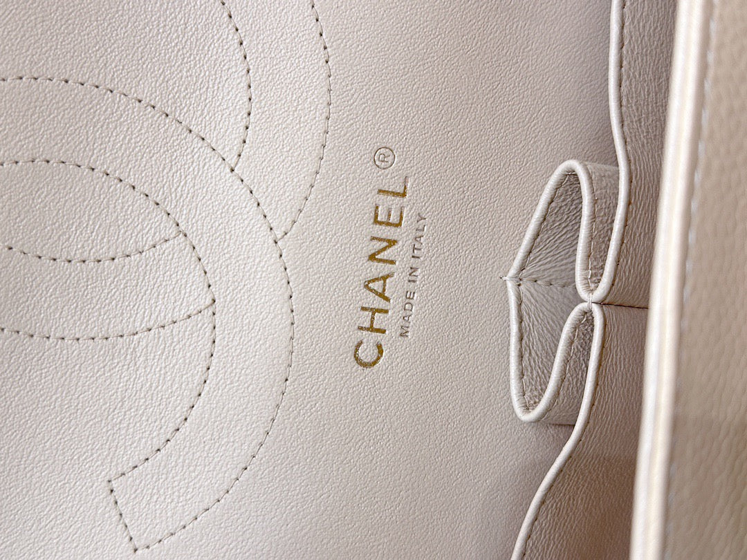 Chanel Jumbo Classic Flap Bag Beige Ghw