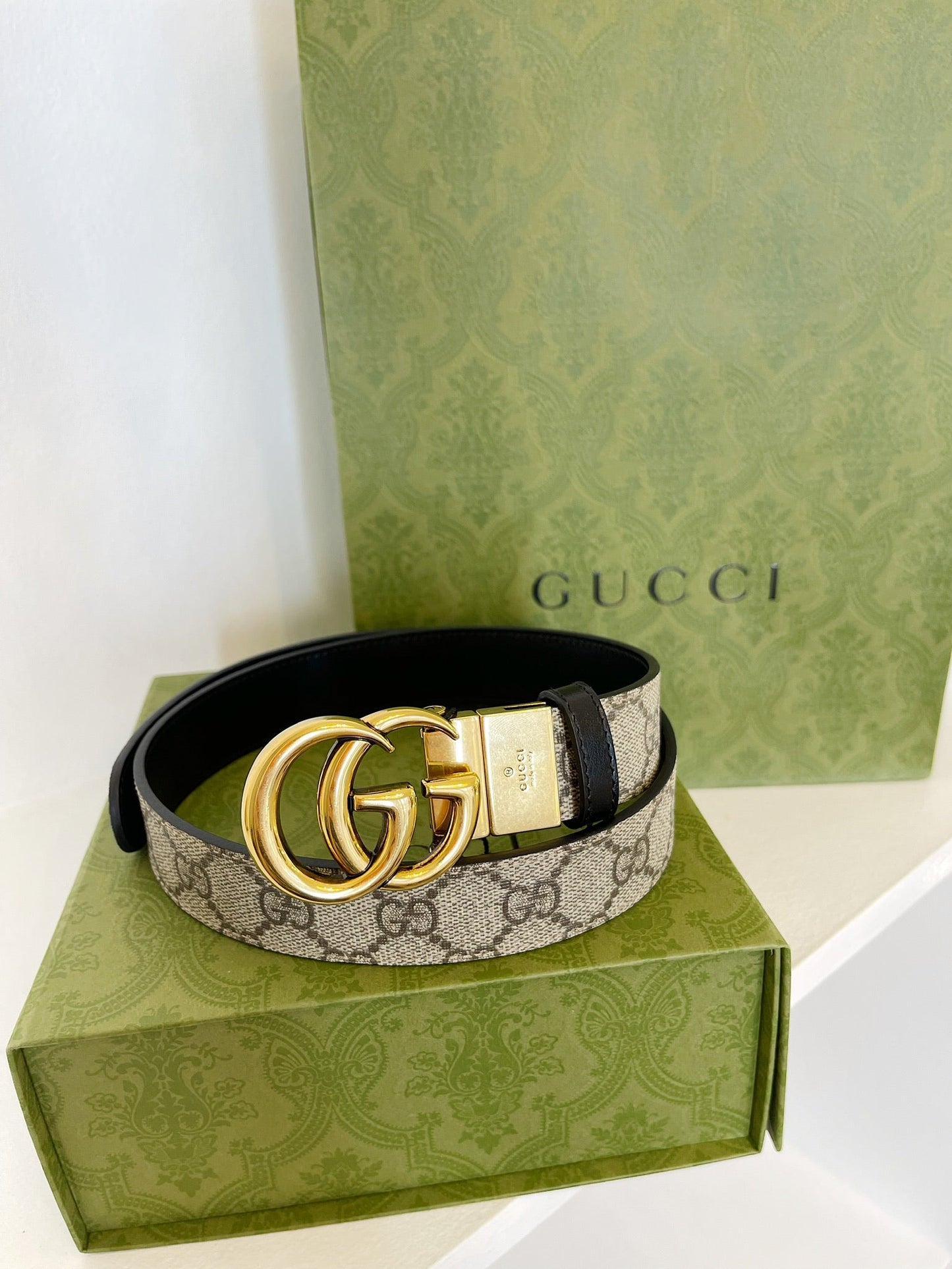 Gucci GG Marmont Reversible Belt