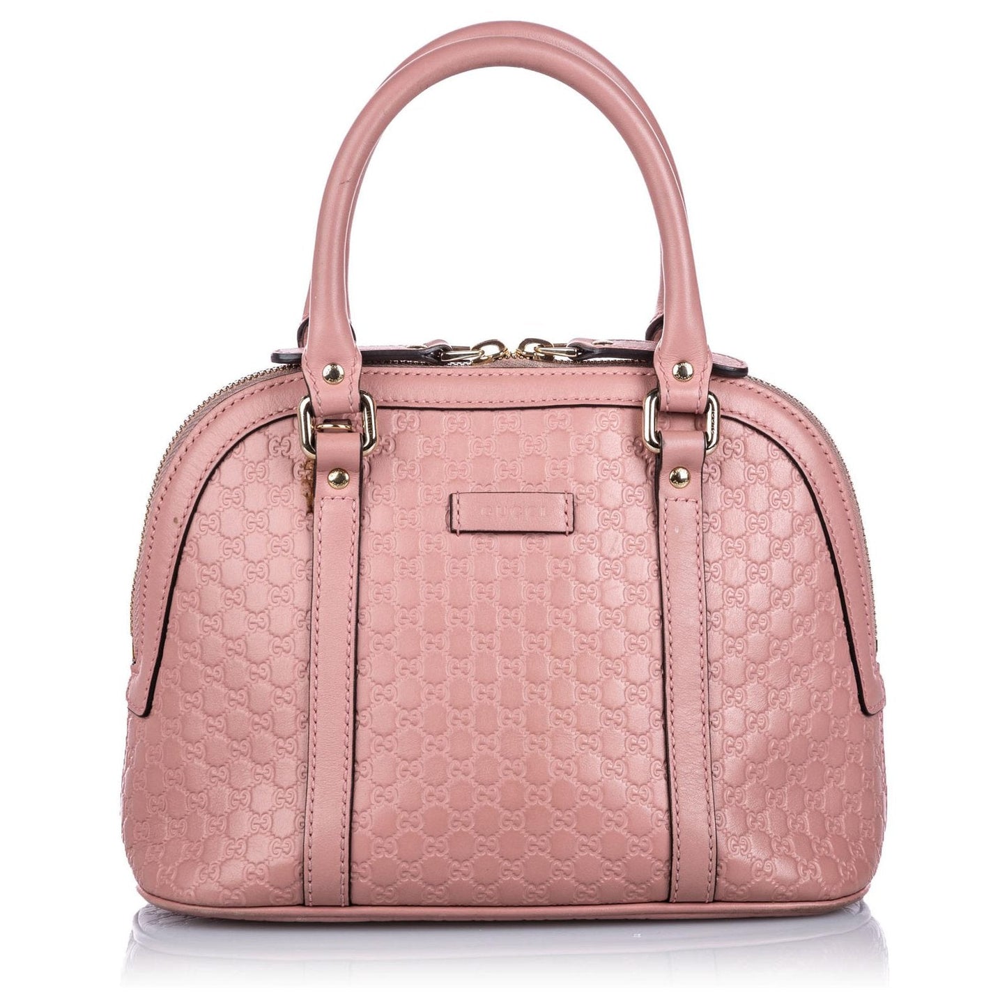 Gucci Pink Guccissima Mini Dome Satchel