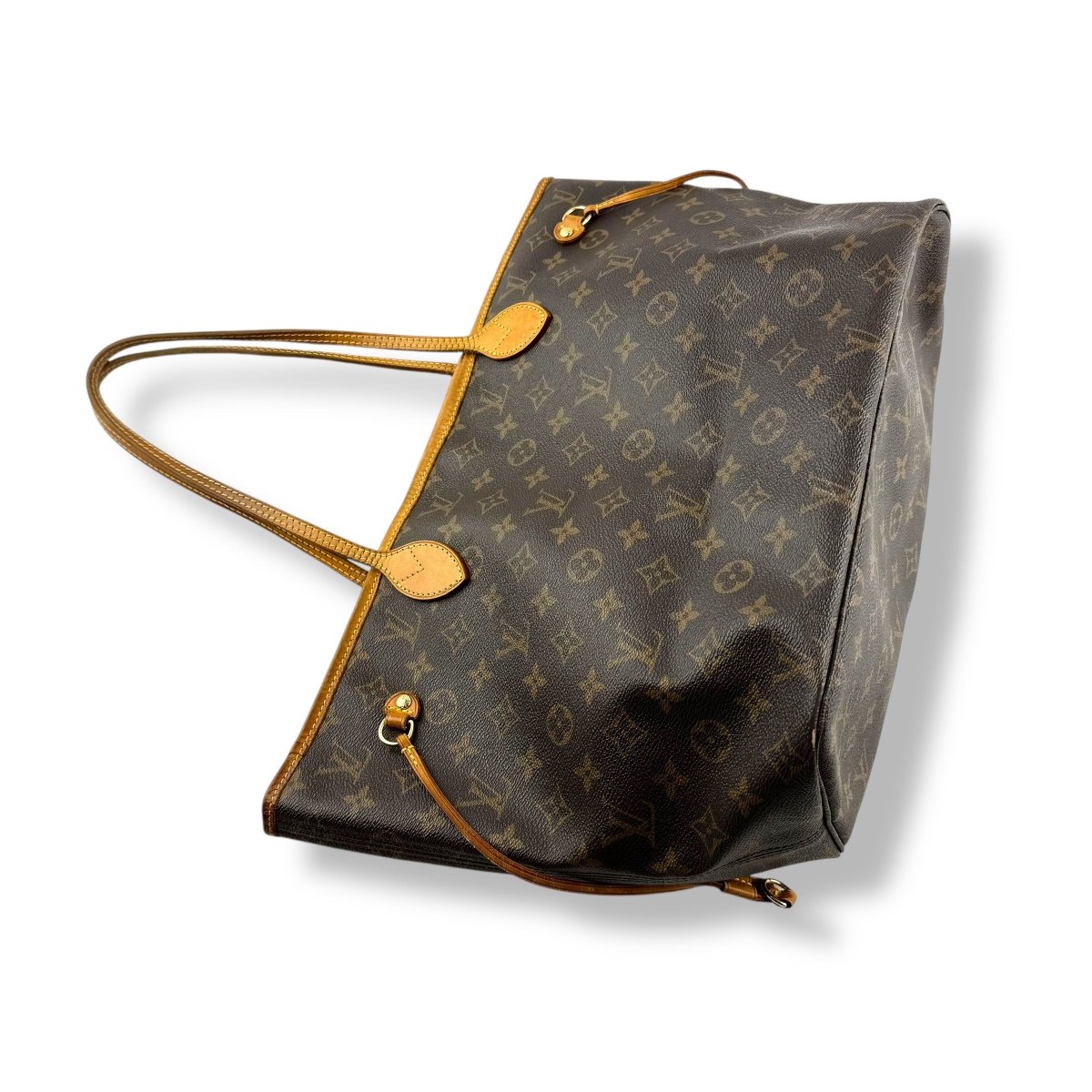 Louis Vuitton Brown Monogram Neverfull MM Handbag