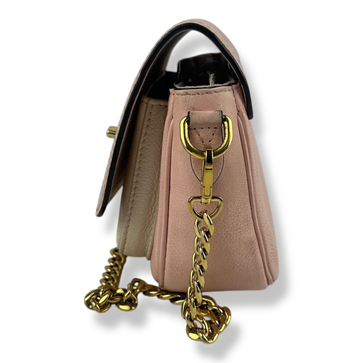 Louis Vuitton Pink Tender LockMe Leather Crossbody Handbag