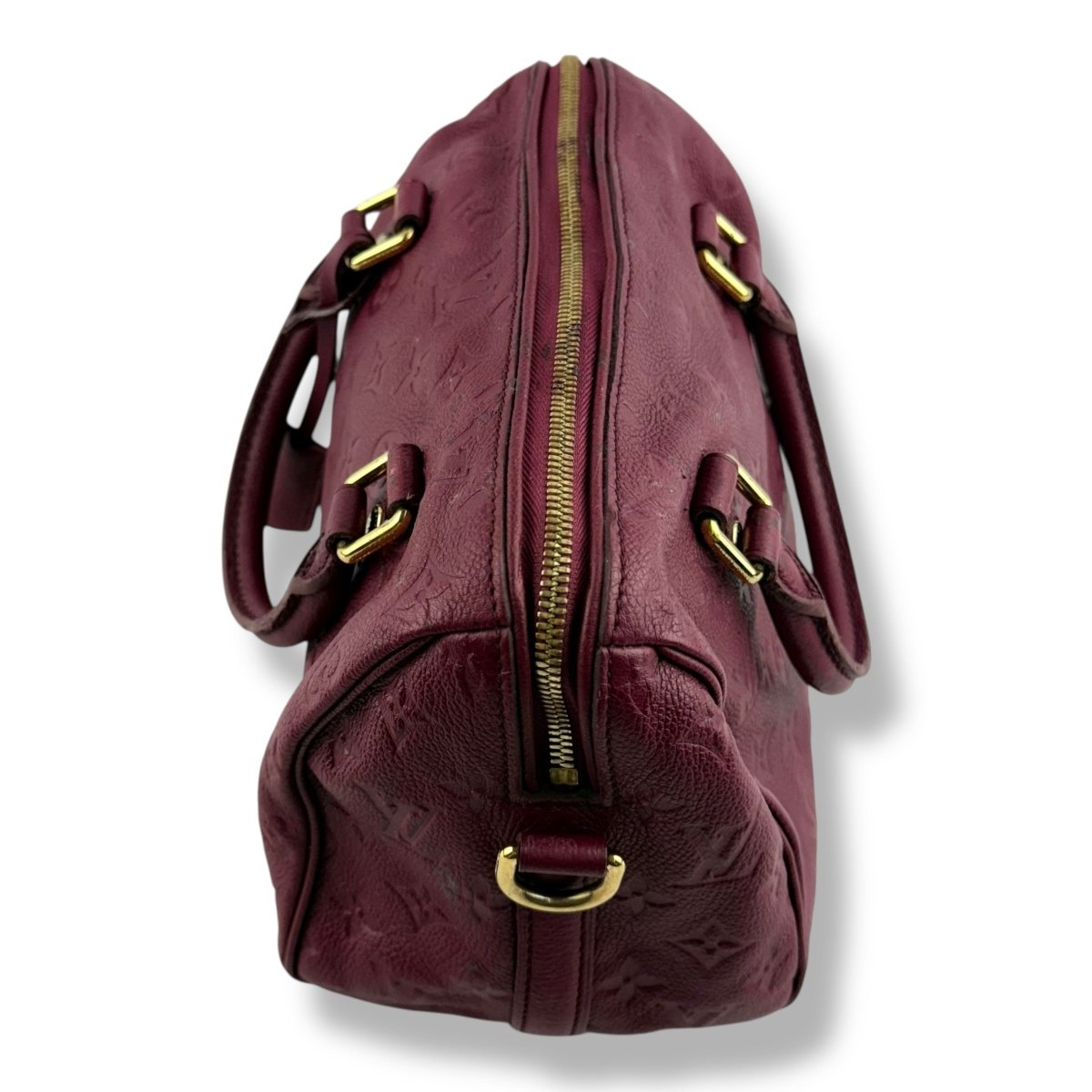 Louis Vuitton Purple Speedy Bandouliere 25 Monogram Leather Handbag