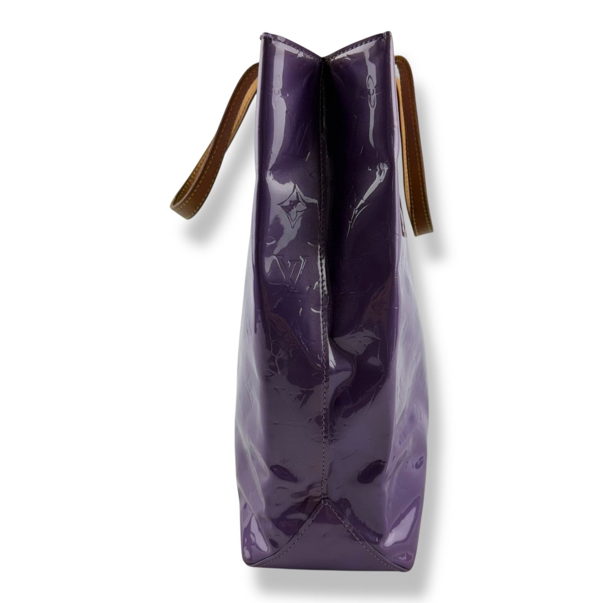 Louis Vuitton Purple Vernis Reade MM Tote Handbag