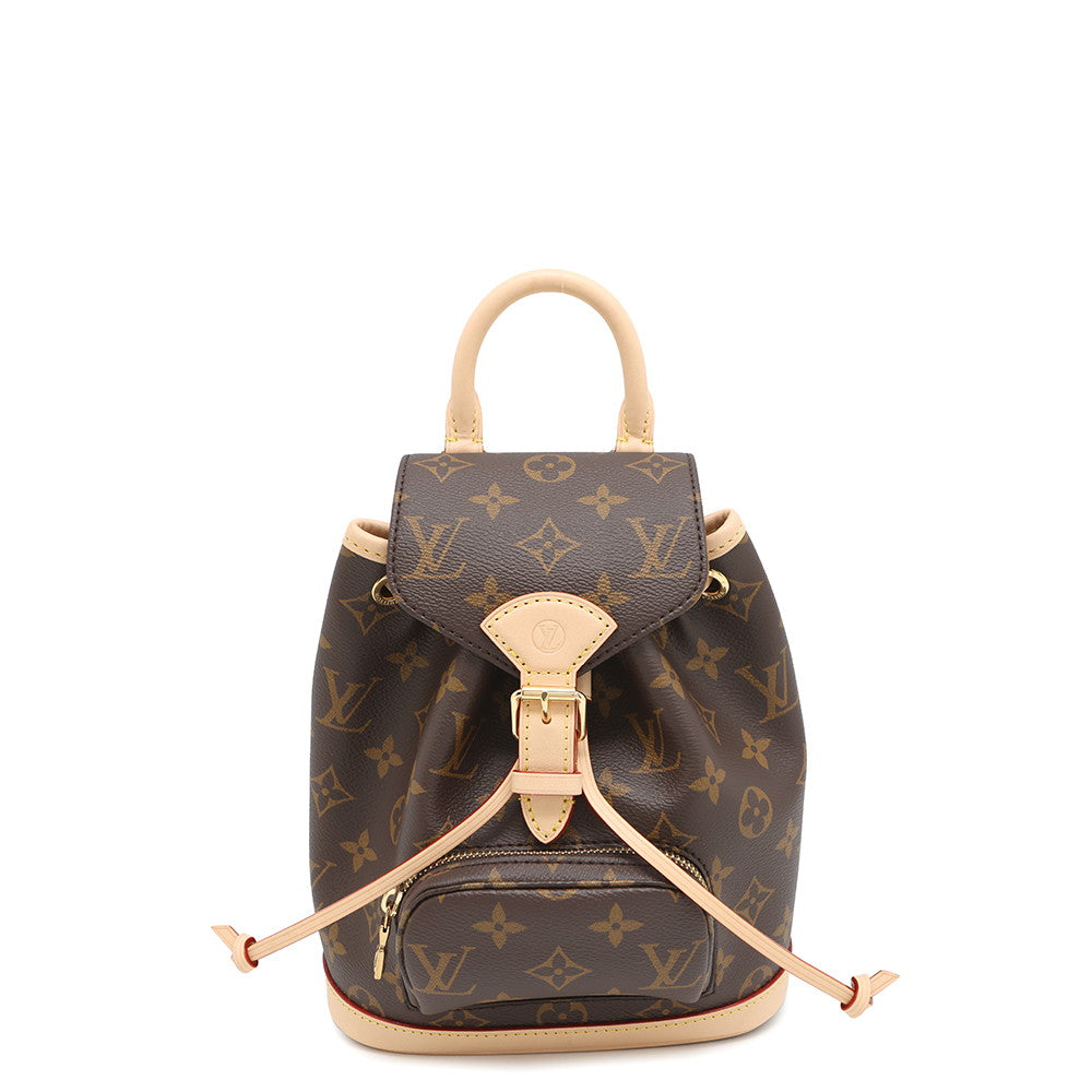 LOUIS VUITTON Montsouris BrownM11199 Monogram Size MINI
